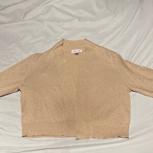 Calvin Klein Women's Gold Cardigan